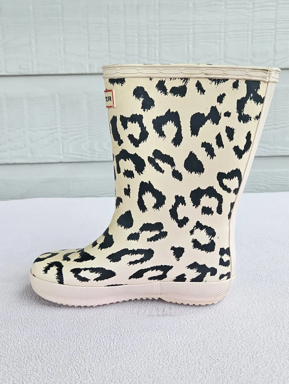 Hunter Kids First Classic Hybrid Print Rainboot Cheetah Leopard US 11 UK 10